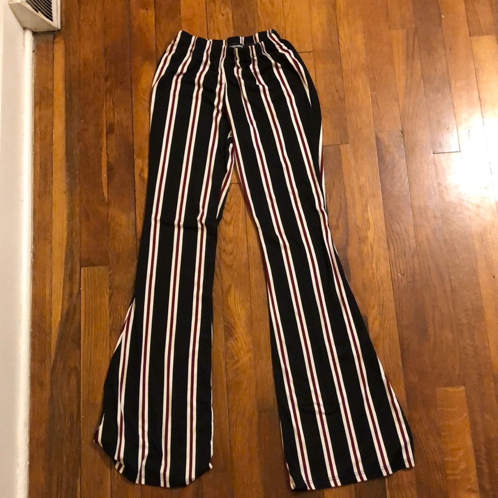 stretchy flare pants